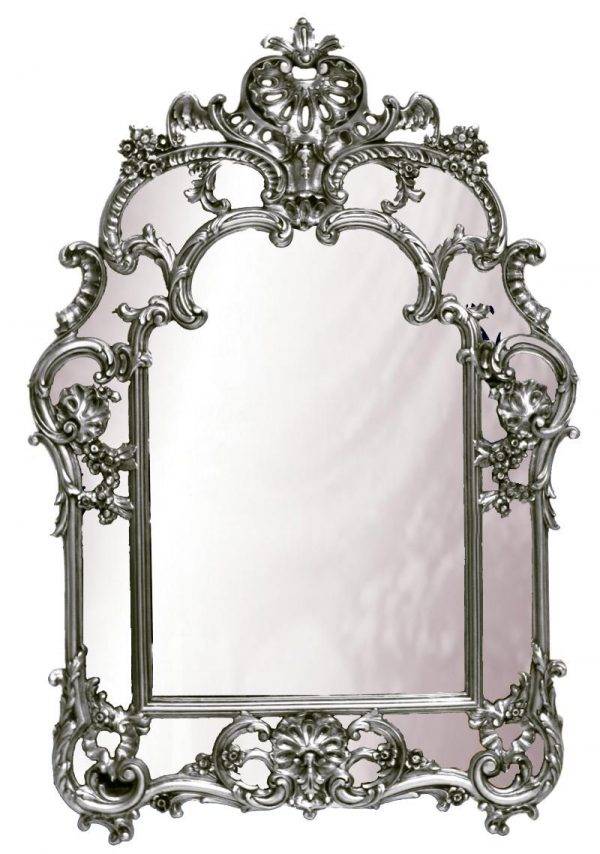 Oglindă asimetrică argintie