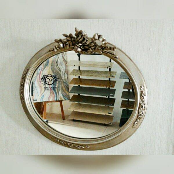 Oglindă baie argintie IRENE